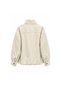 High Collar Buttoned Jacket Stone - 2