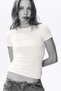 Fitted stretch T-shirt