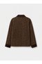 Lcw Modest Brown Denim Leopard Oversize Women's Jean Jacket with Nevavm Difference - 6