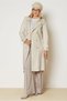 Belted Checked Coat 90656