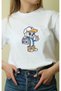 Unisex Oversize 24/1 Combed Cotton Dtf Printed T-Shirt - Dtf152 - 2