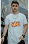 Marchè Bien Unisex Oversize 24/1 Combed Cotton Dtf Printed T-Shirt - Dtf111 - 3
