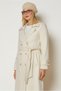 Belted Checked Coat 90656 - 2