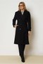 Belted Checked Coat 90656 - 2