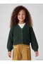 Two Mt Shop Quality Lcw Kids Green Knitwear Embroidered Girls' Cardigan