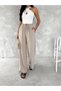 Marchè Bien Women's Ayrobin Oversize Women's Trousers - Beige - 4