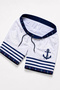 Children's Premium Swim Shorts with Zipper Pockets and Mesh Lining - White - 3