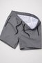 Children's Premium Swim Shorts with Zipper Pockets and Mesh Lining - Black - 3