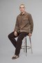 Boxy Fit Flap Pocket Cotton Long Sleeve Shirt H3936Ax26Wn - 7