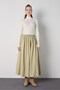 Women's Çağla Parachute Fabric Unlined Long Skirt 32076 - 2