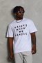Marchè Bien Unisex Oversize Printed Crew Neck T-Shirt - White - 2