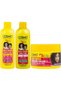 Cosmo Soft & Shine For Kids Shea Magic Curly Care Complete Hair Care Trio Set | 480ml Shampoo + 480ml Conditioner + 325g Curling Cream | Hydration, Frizz Control | Free From Sulfates, Parabens & Tear