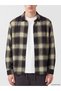 Esvab • Modern & Distinctive Standard Fit Checkered Embroidered Flannel Men's Shirt - 4