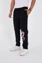 Marchè Bien Men's Winter Three-Thread Printed Sweatpants - Black - 2