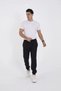 Marchè Bien Men's Winter Three-Thread Elastic Sweatpants - Black - 6