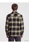 Esvab • Modern & Distinctive Standard Fit Checkered Embroidered Flannel Men's Shirt - 5