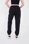 Women's Three Thread P Cotton U B Printed Elastic C Pocketed Sweatpants - Navy Blue - 3