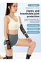 10PCS Copper Infused Compression Sleeves Set, Knee Elbow Wrist Ankle Hand Support Braces for Men Women, Breathable Joint Protection for Sports Fitness Running Basketball - 4