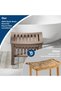 HDPE Shower Bench with Storage Shelf, 330 LBS ADA Compliant Non-Slip Shower Seat, Indoor Outdoor UV & Water Resistant - 4