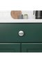 Mirror Model Flat Button Handle Chrome Color (B-07-D-18) - 2
