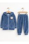 Velvet Hooded Men's Set - 3