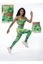 FunkyHues Performance-Stride Fitness Suit - Green - 2