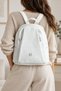 White 2042 Original Women's 9-Piece Medium Size Backpack 31X29 cm