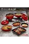 Cast Iron Pot and Pan Family Set of 6 - 2