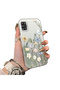 Samsung Galaxy A31 Compatible Retro Wild Flowers Patterned Phone Case Shockproof Case