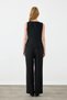 Round Neck Vest - Black - 5