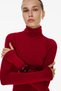 Turtleneck Fitted Blouse - 2