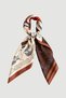 Mixed Motif Scarf - Brown
