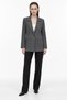 Striped Slim Fit Blazer - 3