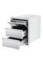 304 Stainless Steel Outdoor Kitchen Drawer, Flush Mount Built-in BBQ Drawer with Ventilation Panel for Grill Island Patio Cabinet