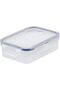 Lok'N'Lok Rectangular Short Food Container, 360 ml - 2