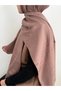 Patterned Jacquard Shawl - Mocha - 2