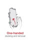 RAM® Quick-Grip™ Spring-Loaded Phone Holder with Drill-Down Base - 3
