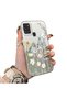 Samsung Galaxy A21S Compatible Retro Wild Flowers Patterned Phone Case Shockproof Case