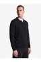 Viscose Blended Long Sleeve Crew Neck Knit Sweater - 2