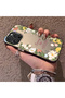 حافظة هاتف متوافقة مع iPhone 16 Pro Max ذات إطار زهري منقوش من بوتانيك جاردن - 2