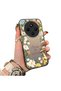 Redmi A4 Compatible Flower Frame Patterned Phone Case Botanic Garden