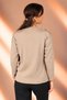 Women's Letter Patterned Long Sleeve Knitwear Blouse - 4