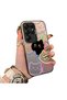 Samsung Galaxy S25 Ultra Compatible Colorful Line Cat Figure Phone Case Shock Absorbing Protective Case