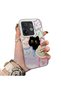 Vivo V60 Compatible Colorful Line Cat Figure Phone Case Shock Absorbing Protective Case