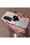 Vivo Y31/Y21D Compatible Colorful Line Cat Figure Phone Case Shock-Absorbing Protective Case - 2