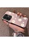 Infinix Note 50 Pro Plus Compatible Women's Pink Striped Daisy Phone Case Impact Resistant - 2