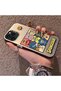 حافظة هاتف بنمط مجمّع شخصيات الألغاز متوافقة مع هاتف iPhone 11 Pro Max، مقاومة للصدمات - 2