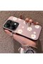 Poco M6 Pro 4g Compatible Women's Pink Striped Daisy Phone Case Impact Resistant - 2