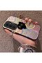 Samsung Galaxy S25 Fe Compatible Colorful Line Cat Figure Phone Case Shock Absorbing Protective Case - 2
