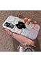 Mi 12T/12T Pro Compatible Colorful Line Cat Figure Phone Case Shock-Absorbing Protective Case - 2